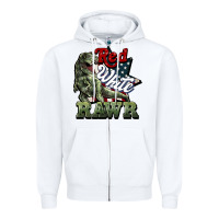 White Red white rawr 4th of july Zipper Hoodie - HowdyJamesFarm