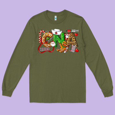 Christmas Cna Certified Nursing Assistant Long Sleeve Tee Designed By Lillyallendesigns