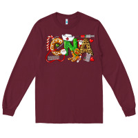 Burgundy Christmas CNA Certified Nursing Assistant Long Sleeve Tee - LillyAllenDesigns