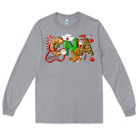 Heather Grey Christmas CNA Certified Nursing Assistant Long Sleeve Tee - LillyAllenDesigns