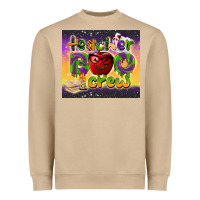 Teacher Boo Crew Tumbler Heavyweight Sweatshirt | Teevron