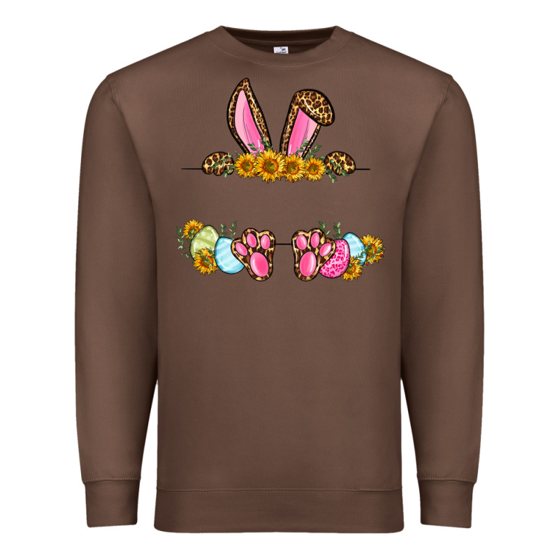 Western Easter Bunny Name Frame Premium Sweatshirt by OliviaCreatesArt | Teevron