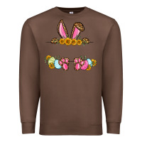 Chestnut Western Easter bunny name frame Premium Sweatshirt - OliviaCreatesArt
