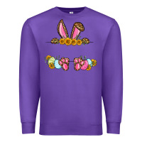 Purple Western Easter bunny name frame Premium Sweatshirt - OliviaCreatesArt