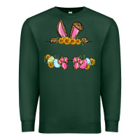 Sports Green Western Easter bunny name frame Premium Sweatshirt - OliviaCreatesArt