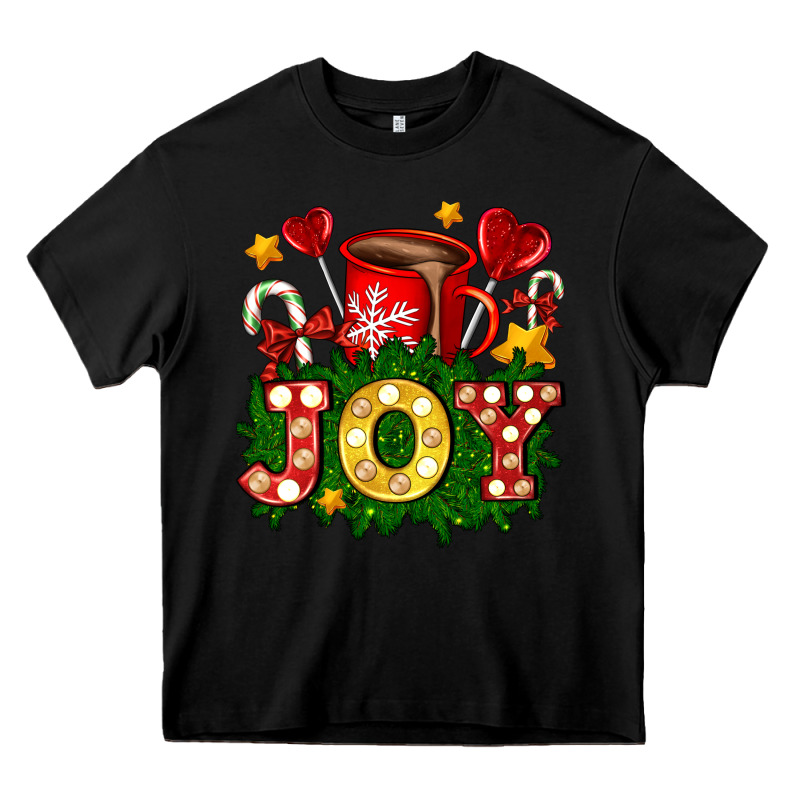 Christmas Joy Coffee And Candies Heavy Core Tee by AdoDesignShop | Teevron