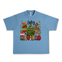 Pebble Blue feliz navidad Urban Heavy Tee - MaliasSmallBusiness