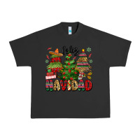 Pigment Black feliz navidad Urban Heavy Tee - MaliasSmallBusiness