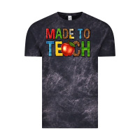 Cloud Black made to teach Vintage Tee - NancyCooperArtShop