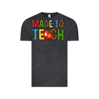 Vintage Black made to teach Vintage Tee - NancyCooperArtShop