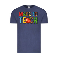 Vintage Denim made to teach Vintage Tee - NancyCooperArtShop