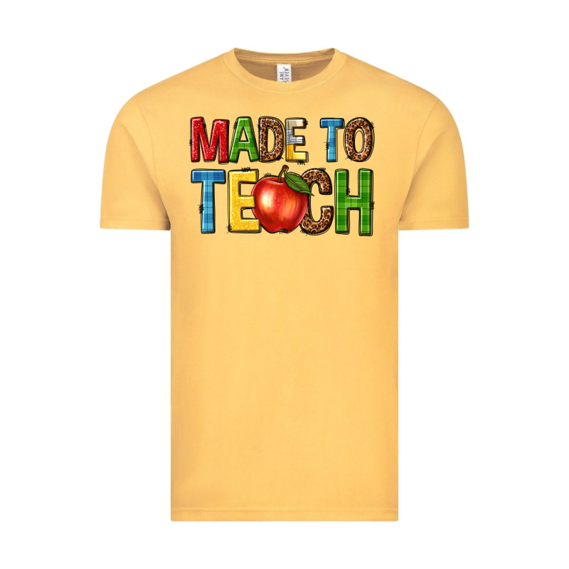 Made To Teach Vintage Tee by NancyCooperArtShop | Teevron