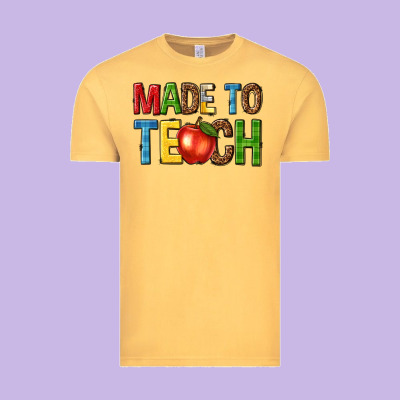 Made To Teach Vintage Tee Designed By Nancycooperartshop