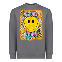 Storm happy vibes smiley face Heavyweight Sweatshirt - BarkalooDesign