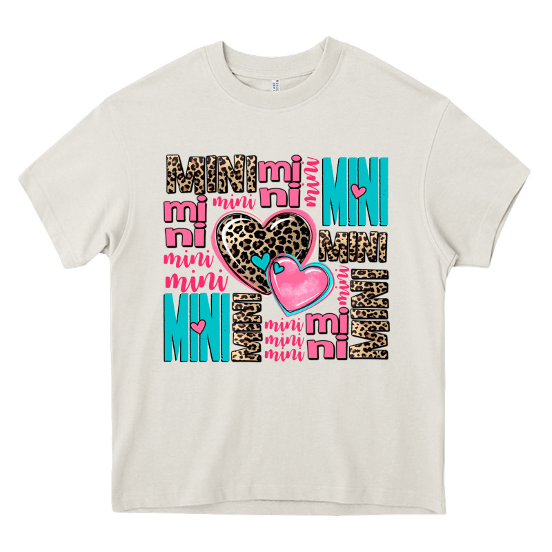 Mini Mini Mini With Hearts Heavy Core Tee by AdoDesignShop | Teevron