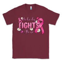 Burgundy nobody fights alone Classic Tee - MaliasSmallBusiness