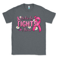 Charcoal Heather nobody fights alone Classic Tee - MaliasSmallBusiness