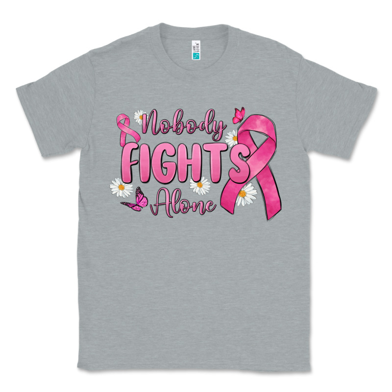 Nobody Fights Alone Classic Tee by MaliasSmallBusiness | Teevron