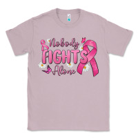 Lilac nobody fights alone Classic Tee - MaliasSmallBusiness