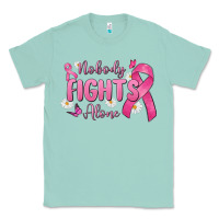 Seafoam nobody fights alone Classic Tee - MaliasSmallBusiness