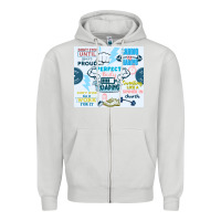 Dove Grey perfect body loading Zipper Hoodie - TumblerDesignByShophia