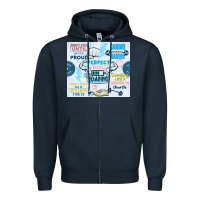 Navy perfect body loading Zipper Hoodie - TumblerDesignByShophia