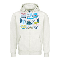 Oatmeal Heather perfect body loading Zipper Hoodie - TumblerDesignByShophia
