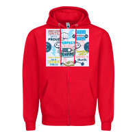 Red perfect body loading Zipper Hoodie - TumblerDesignByShophia