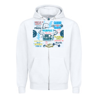 White perfect body loading Zipper Hoodie - TumblerDesignByShophia