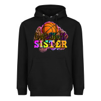 Black basketball sister Heavyweight Hoodie - OliviaCreatesArt