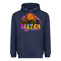 Navy basketball sister Heavyweight Hoodie - OliviaCreatesArt