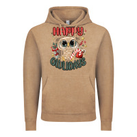 Vintage Coffee happy owlidays Vintage Hoodie - MaliasSmallBusiness