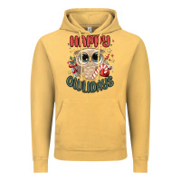 Vintage Mustard happy owlidays Vintage Hoodie - MaliasSmallBusiness