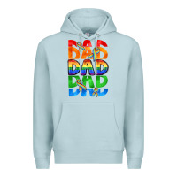 Blue Mist Dad dad dad pride Premium Hoodie - CowGirlArtShop