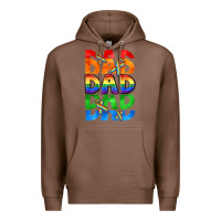 Chestnut Dad dad dad pride Premium Hoodie - CowGirlArtShop