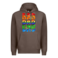 Coffee Dad dad dad pride Premium Hoodie - CowGirlArtShop
