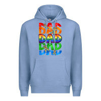 Colony Blue Dad dad dad pride Premium Hoodie - CowGirlArtShop