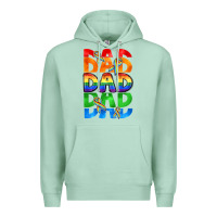 Seafoam Dad dad dad pride Premium Hoodie - CowGirlArtShop