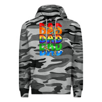 Slate Camo Dad dad dad pride Premium Hoodie - CowGirlArtShop
