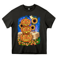 Asphalt pumpkin sunflower Heavy Core Tee - JahusDesignShop