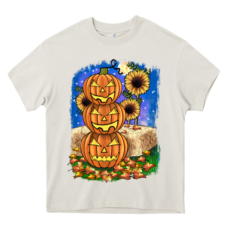 Pumpkin Sunflower Heavy Core Tee by JahusDesignShop | Teevron