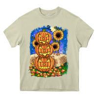 Mossy pumpkin sunflower Heavy Core Tee - JahusDesignShop
