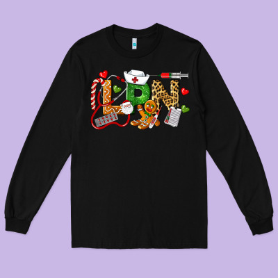 Christmas Lpn Certified Nursing Assistant Long Sleeve Tee Designed By Lillyallendesigns