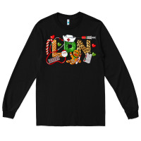 Black Christmas lpn certified nursing assistant Long Sleeve Tee - LillyAllenDesigns