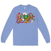 Colony Blue Christmas lpn certified nursing assistant Long Sleeve Tee - LillyAllenDesigns