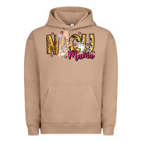 Pigment Burro Nicu Mama Urban Hoodie - CowhideDigitalArt