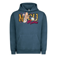 Pigment Midnight Navy Nicu Mama Urban Hoodie - CowhideDigitalArt