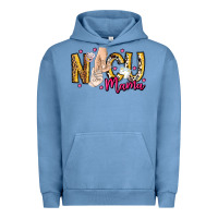 Pigment Pebble Blue Nicu Mama Urban Hoodie - CowhideDigitalArt