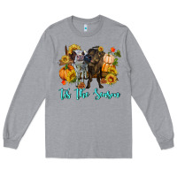 Heather Grey Tis The Season Cows Long Sleeve Tee - RanaPortraitStore