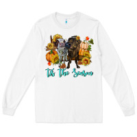 White Tis The Season Cows Long Sleeve Tee - RanaPortraitStore
